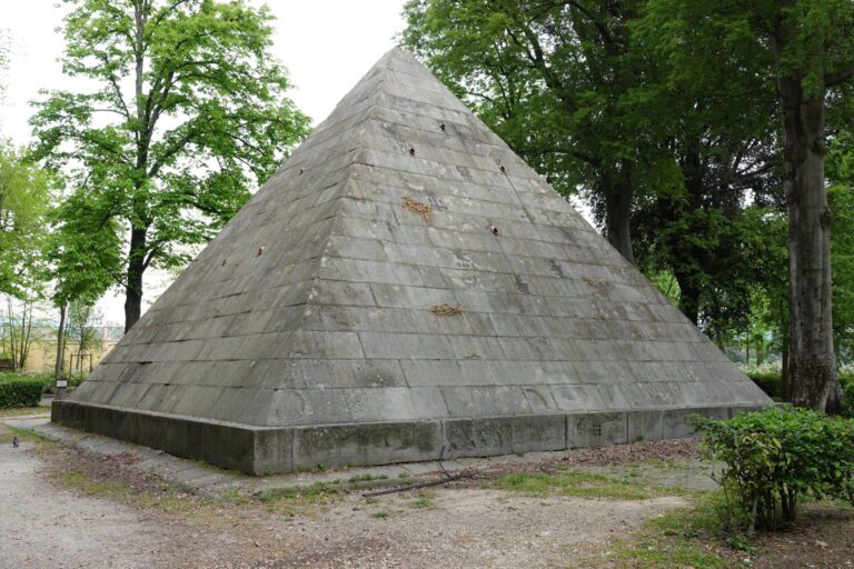 Ghiacciaia delle Cascine Florence pyramid-shaped historic ice house in Parco delle Cascine