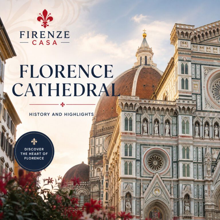 Florence Cathedral (Santa Maria del Fiore) with Brunelleschi's Dome in the historic centre of Florence, Italy.