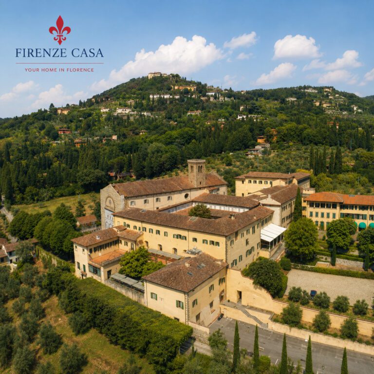 Badia Fiesolana in the hills of Fiesole near Florence