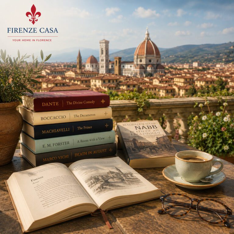 Books to read before visiting Florence with the Duomo in the background