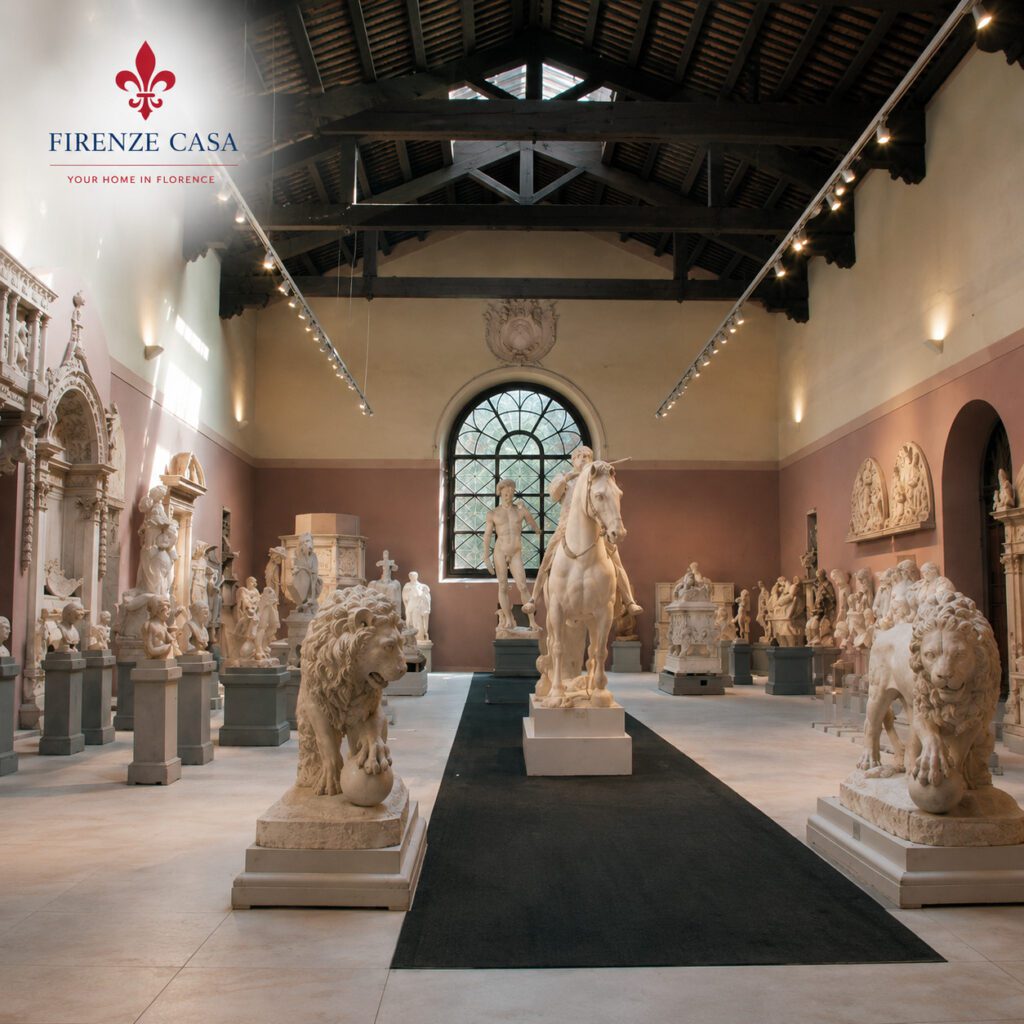 Gipsoteca di Porta Romana in Florence with historic plaster casts and sculptures