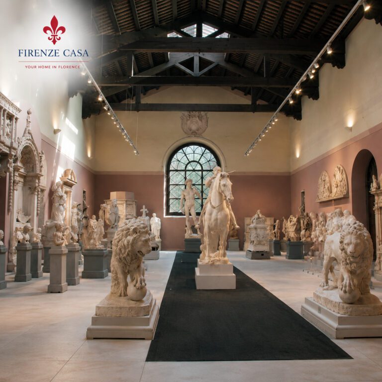 Gipsoteca di Porta Romana in Florence with historic plaster casts and sculptures