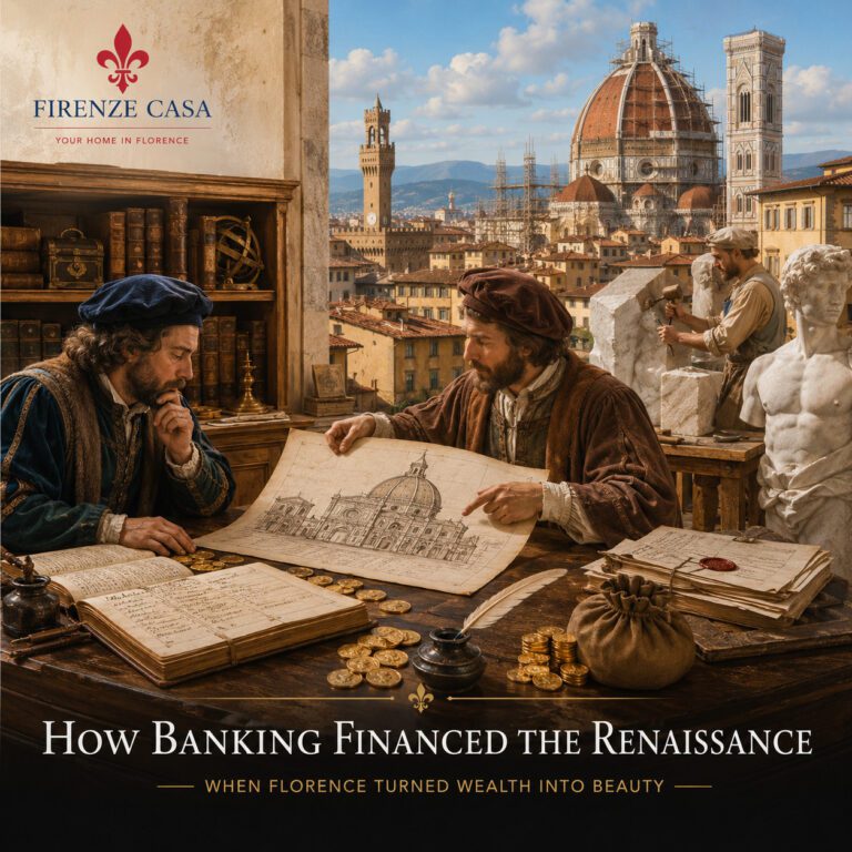 Florentine bankers financing Renaissance architecture and art in 15th-century Florence