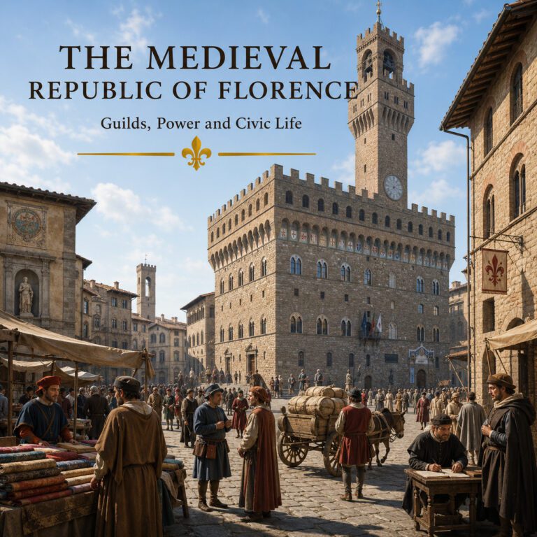 The Medieval Republic of Florence with Palazzo Vecchio, guilds and civic life