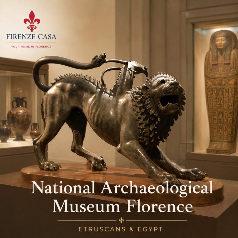 Chimera of Arezzo at the National Archaeological Museum Florence