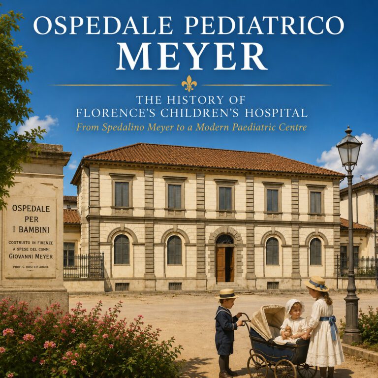 Historic Ospedale Pediatrico Meyer children’s hospital in Florence