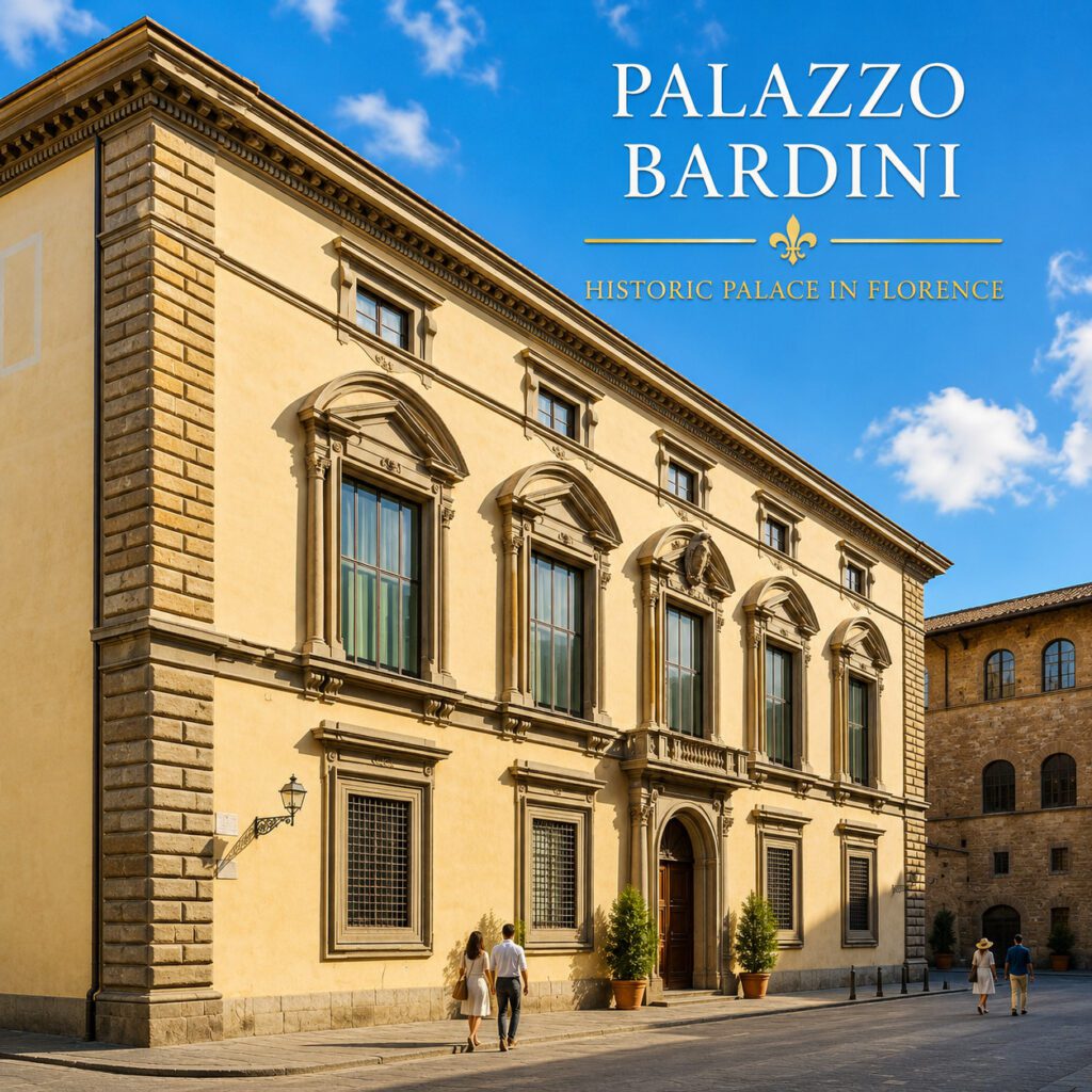 Palazzo Bardini in Florence, historic palace created by art dealer Stefano Bardini