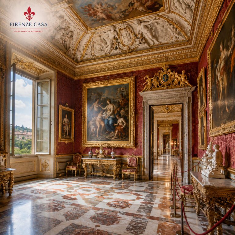 Palatine Gallery inside Palazzo Pitti Florence