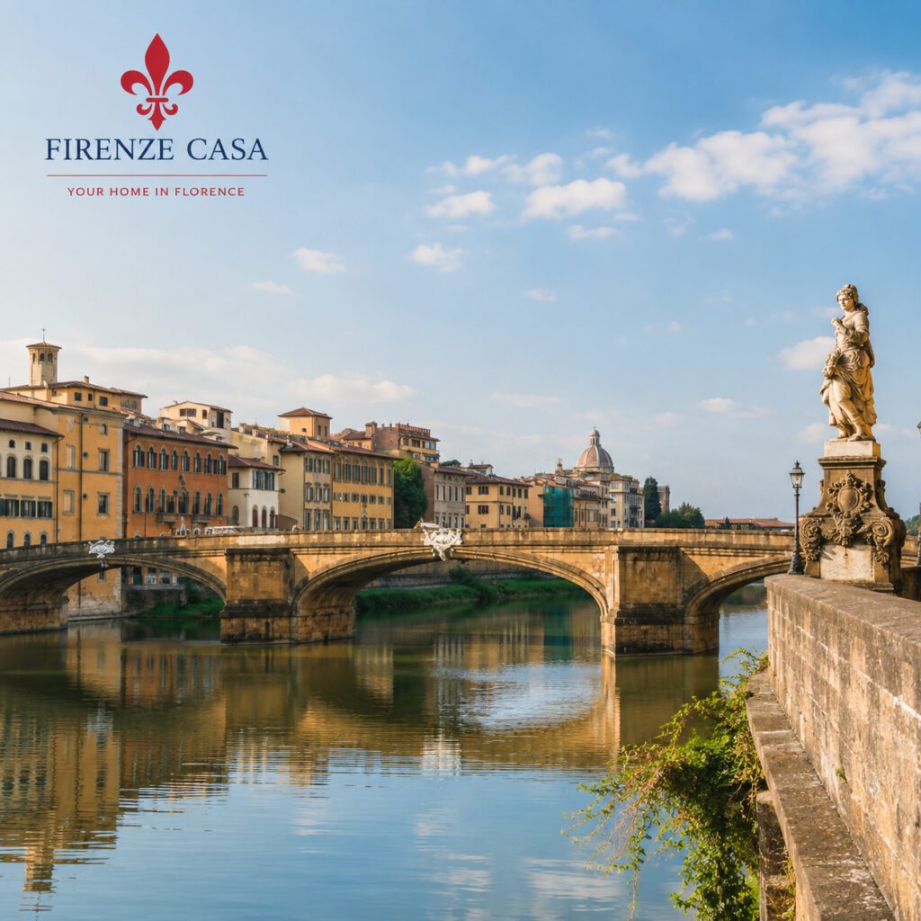 Ponte Santa Trinita Renaissance bridge over the Arno in Florence