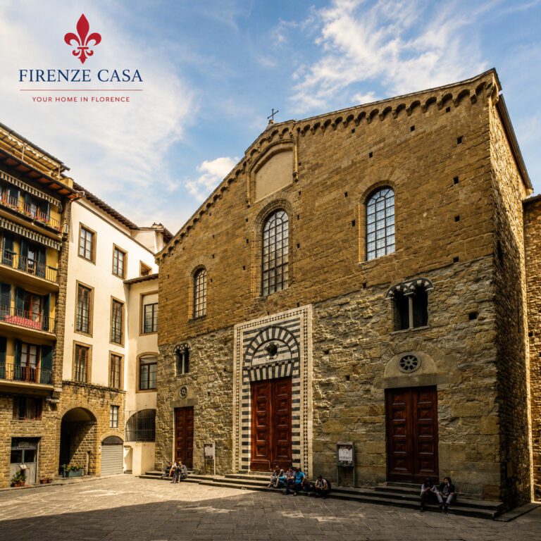 Santo Stefano al Ponte historic church in Florence near Ponte Vecchio