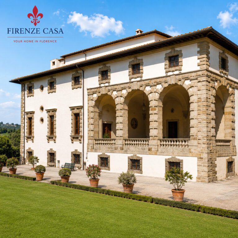 Villa di Fontallerta, historic villa in the hills between Florence and Fiesole