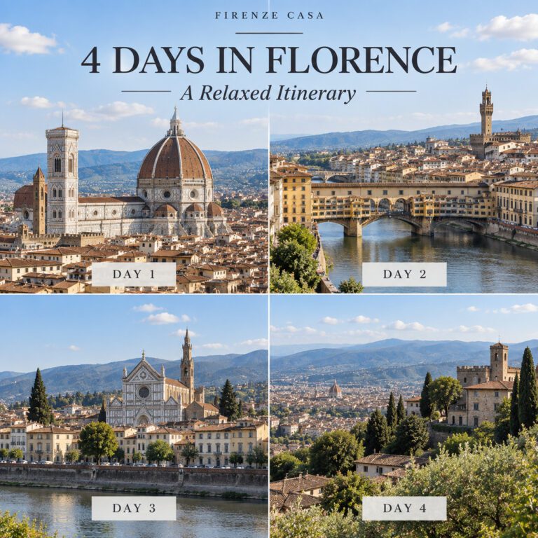 4 Days in Florence itinerary with Duomo, Ponte Vecchio, Santa Croce and Fiesole