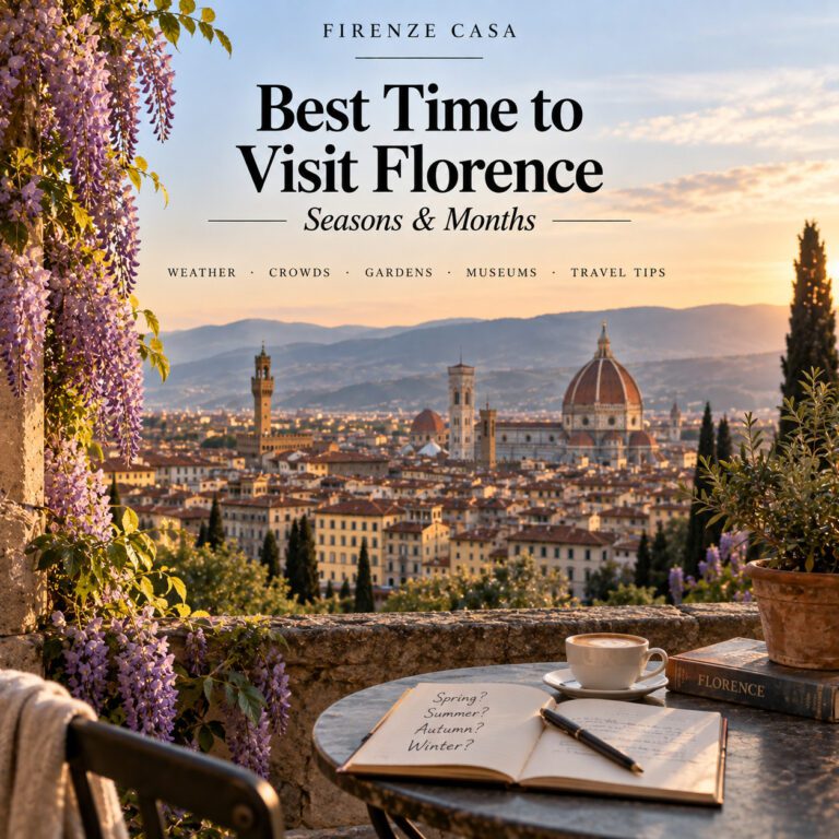 Best time to visit Florence with Duomo, Tuscan hills and seasonal travel planning