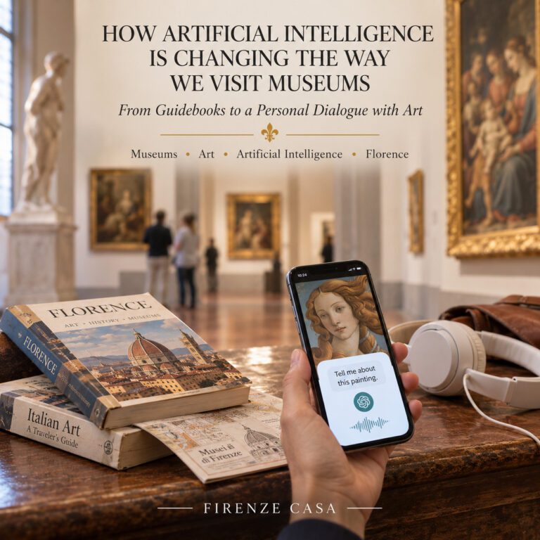 Artificial intelligence in museums – guidebooks and AI smartphone guide in Florence