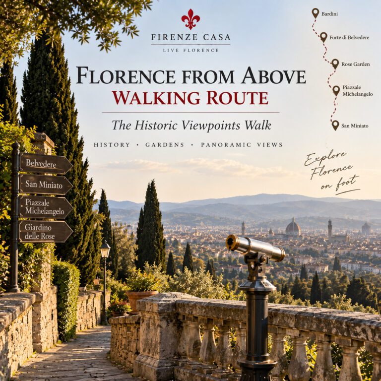 Florence historic viewpoints walk through the hills above the city