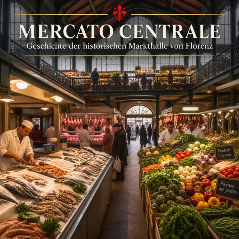 Mercato Centrale Florence historic food market in San Lorenzo