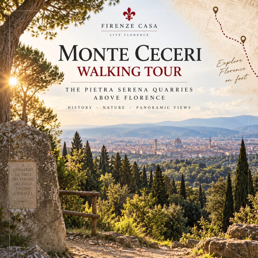 Monte Ceceri walking tour with Pietra Serena quarries and view over Florence